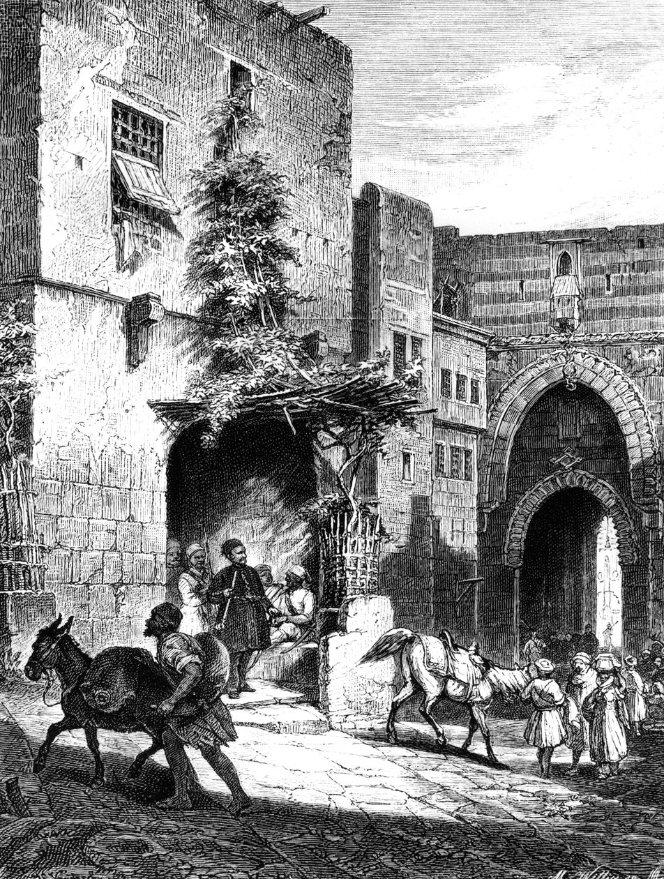 Carry Mamelukes, v citadele v Káhiře, 1880 od Unbekannt