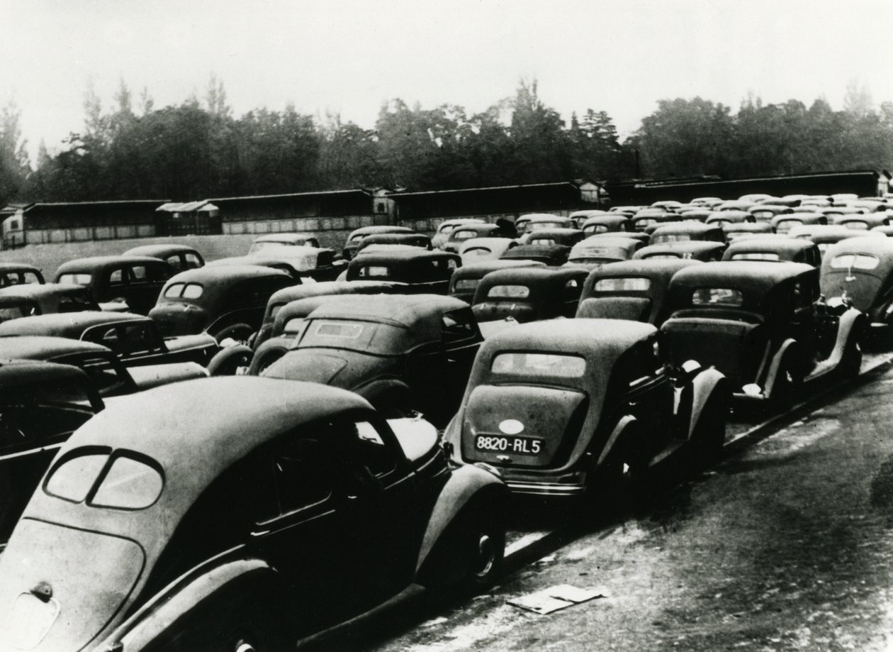 Auta zabavená okupačními Němci, Vincennes, Paříž, 1940-1944 od Unbekannt
