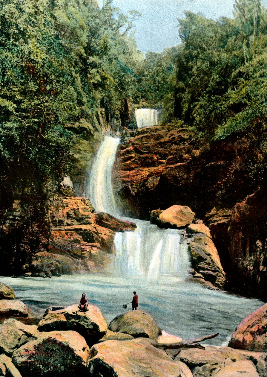 Cascade at Namora, Madagaskar, konec 19. století od Unbekannt