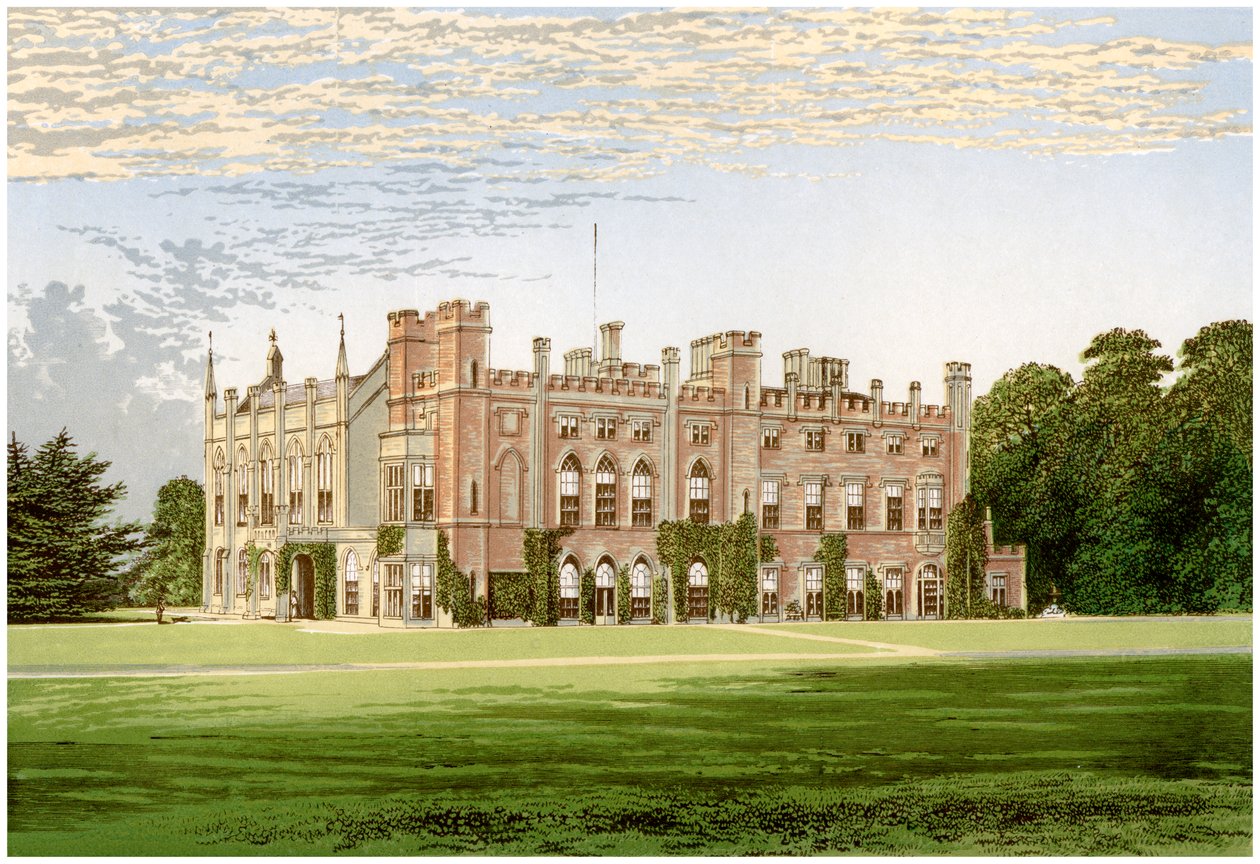 Cassiobury Park, Hertfordshire, domov hraběte z Essexu, c1880 od Unbekannt
