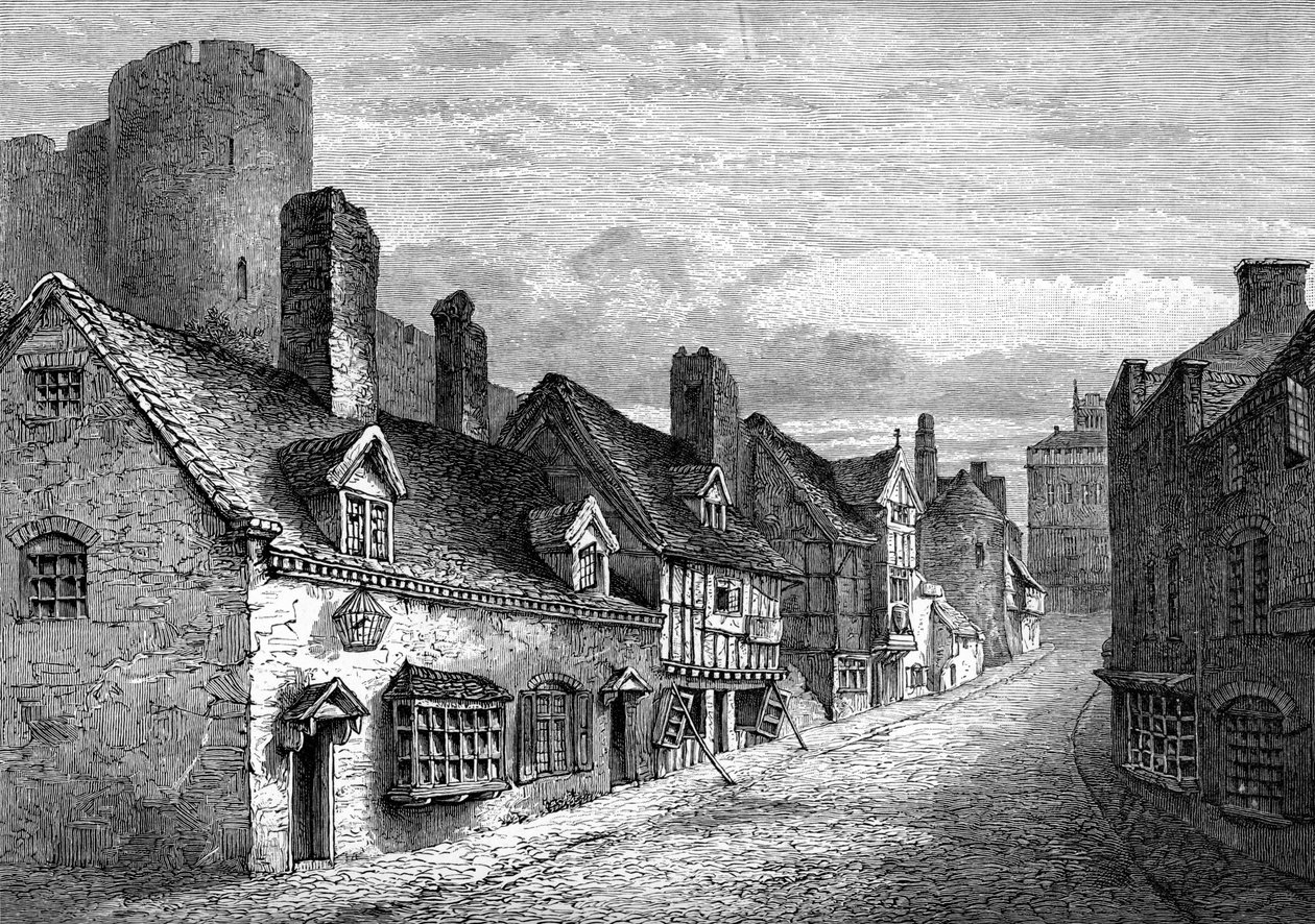 Castle Gate, Shrewsbury, Shropshire, 1893 od Unbekannt