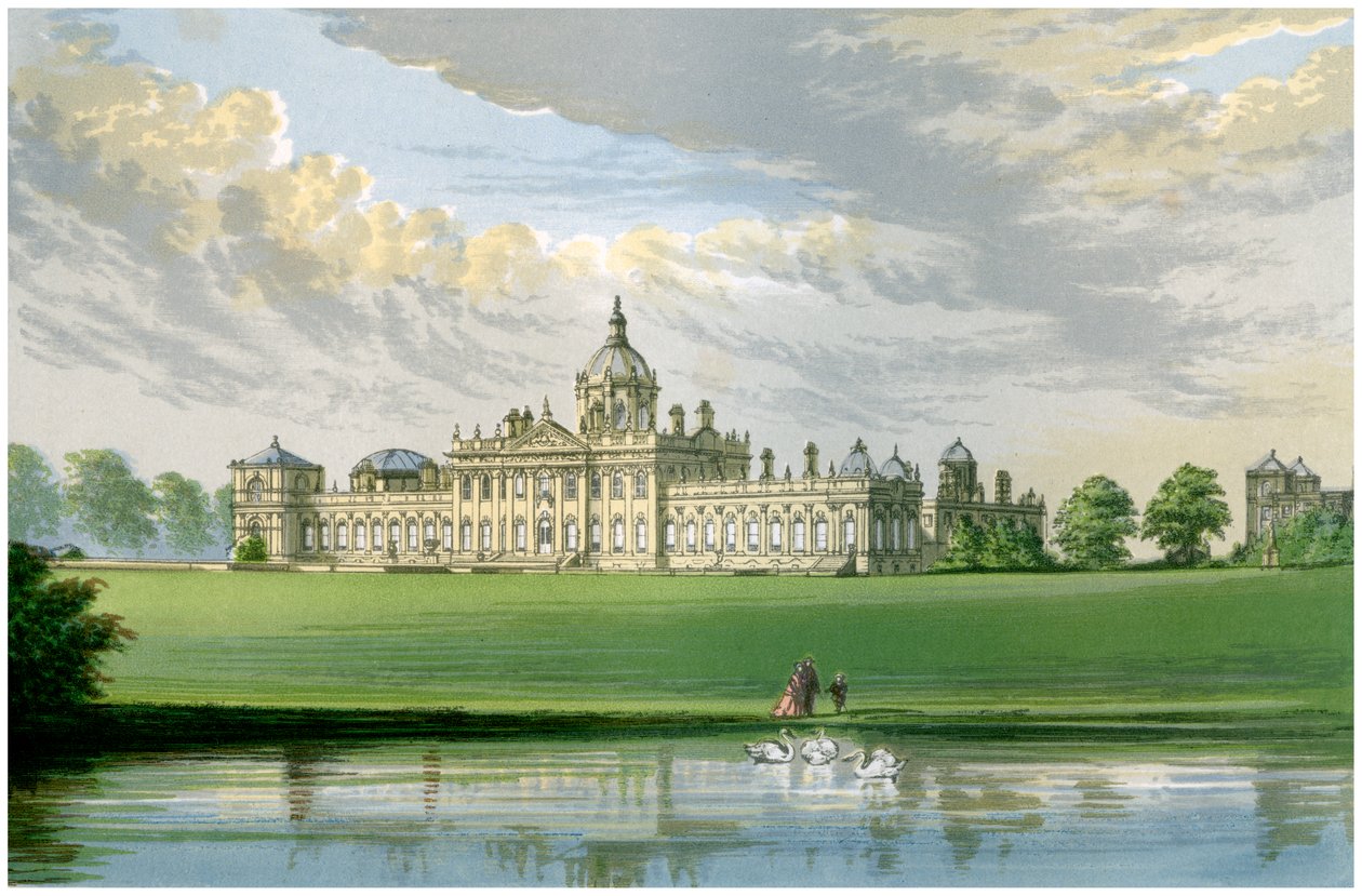 Castle Howard, Yorkshire, domov hraběte z Carlisle, c1880 od Unbekannt