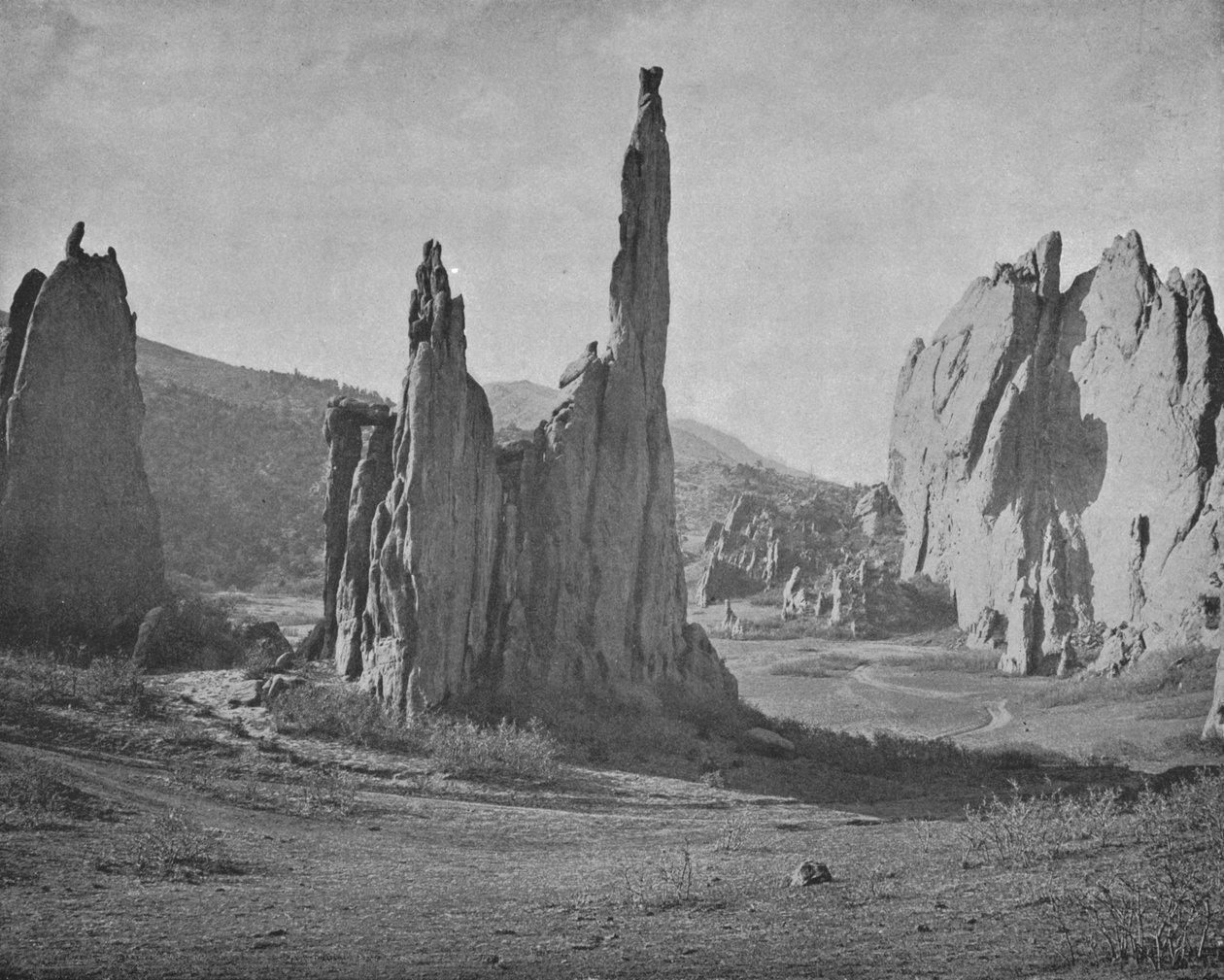 Cathedral Spires, Garden of the Gods, Colorado, USA, c1900. od Unbekannt