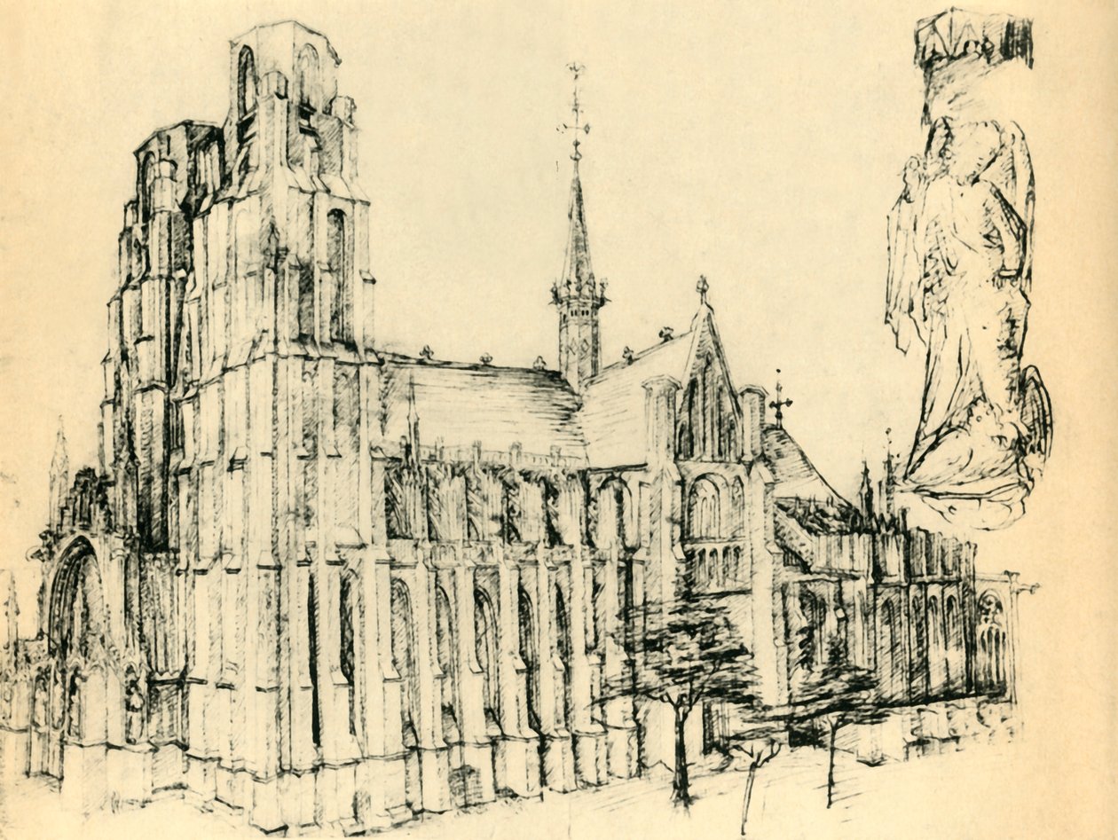 Katedrála a St Michael, c1460, 1943. od Unbekannt