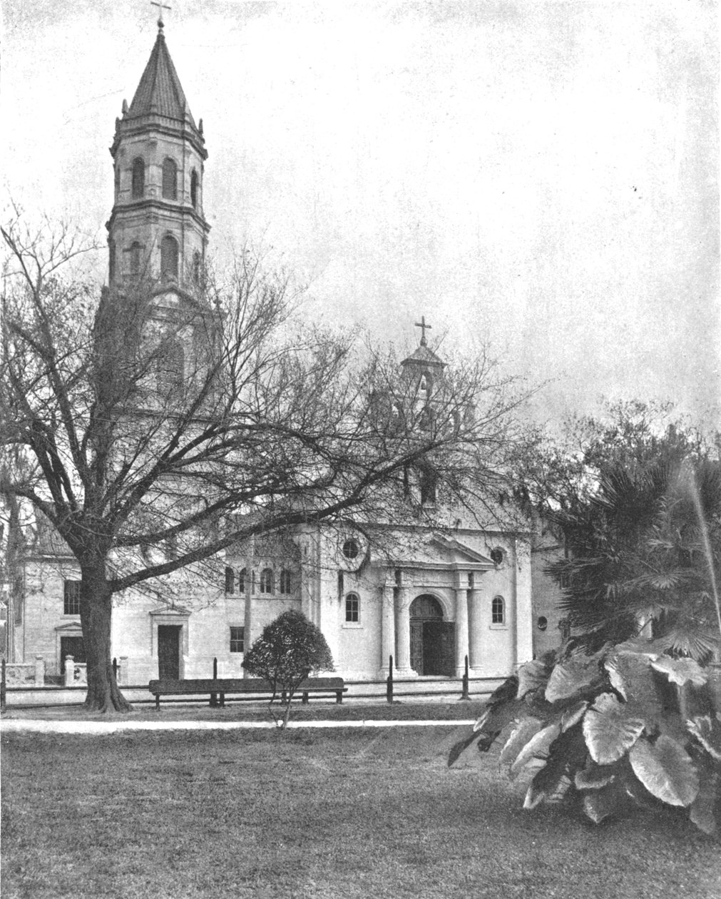 Katedrála svatého Augustina, Florida, USA, c1900. od Unbekannt