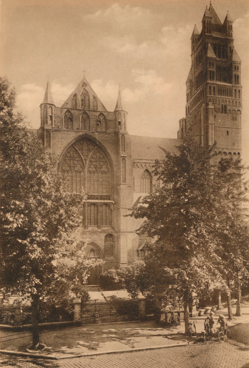 Katedrála Saint-Sauveur, c1928 od Unbekannt