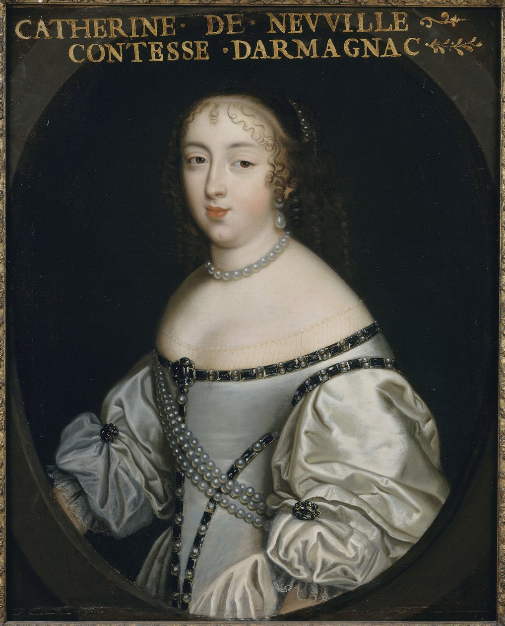 Catherine de Neufville de Villeroy, hraběnka z Armagnac 1639-1707, asi 1665. od Unbekannt
