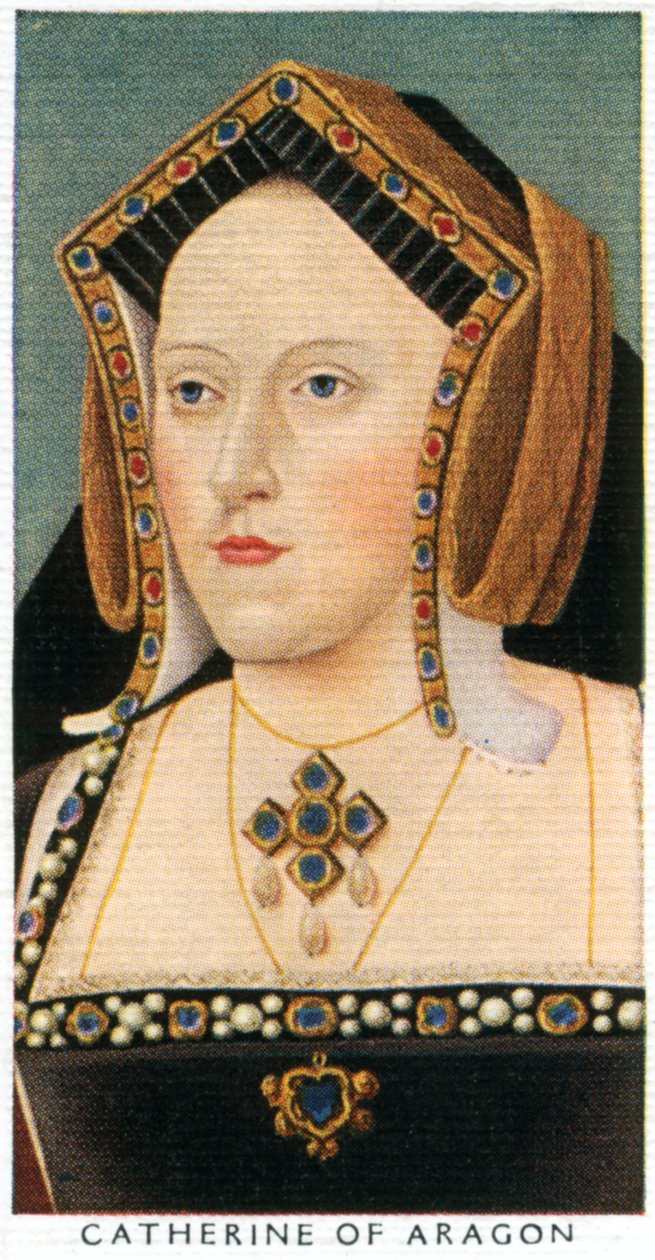 Kateřina Aragonská, první manželka Jindřicha VIII., kolem roku 1530, počátek 20. století od Unbekannt