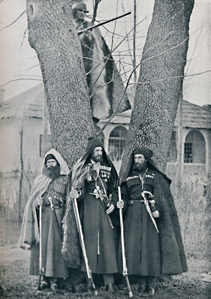 Kavkazští vojáci, 1912 od Unbekannt