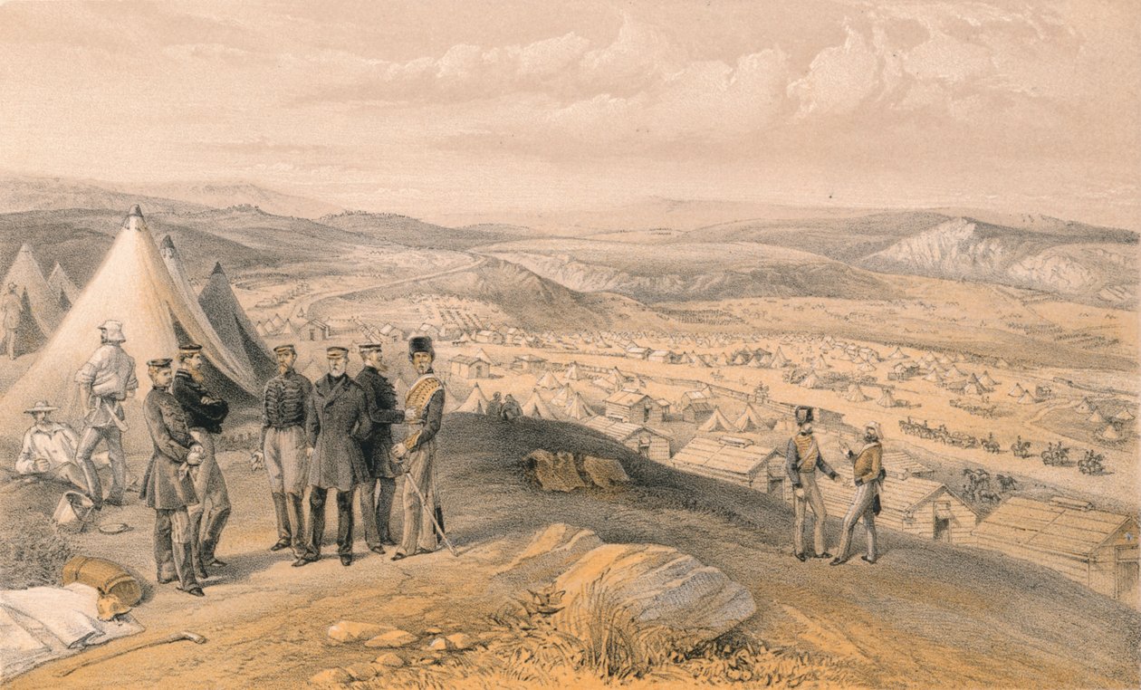 Jezdecký tábor, 1856 od Unbekannt