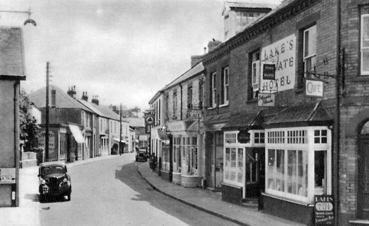 Caen Street, Braunton, Devon, počátek 20. století od Unbekannt