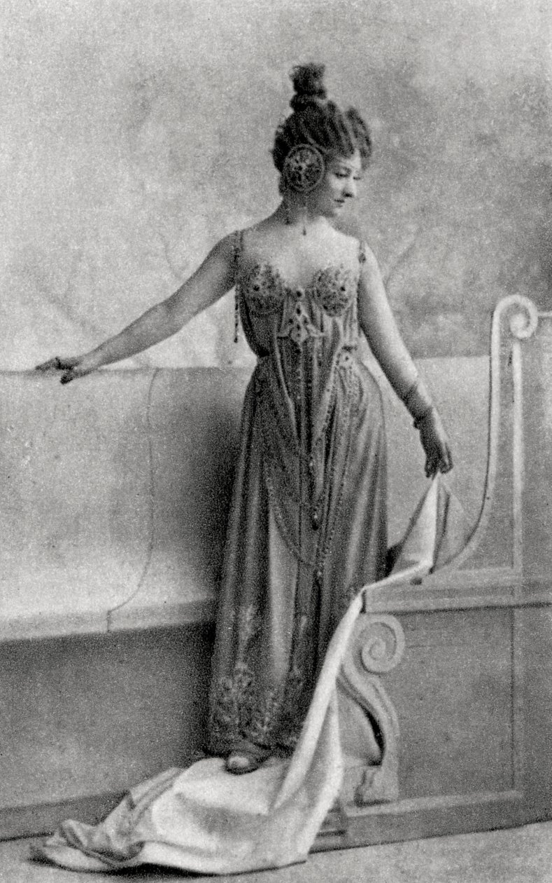 Cecile Sorel , francouzská herečka, 1893 od Unbekannt
