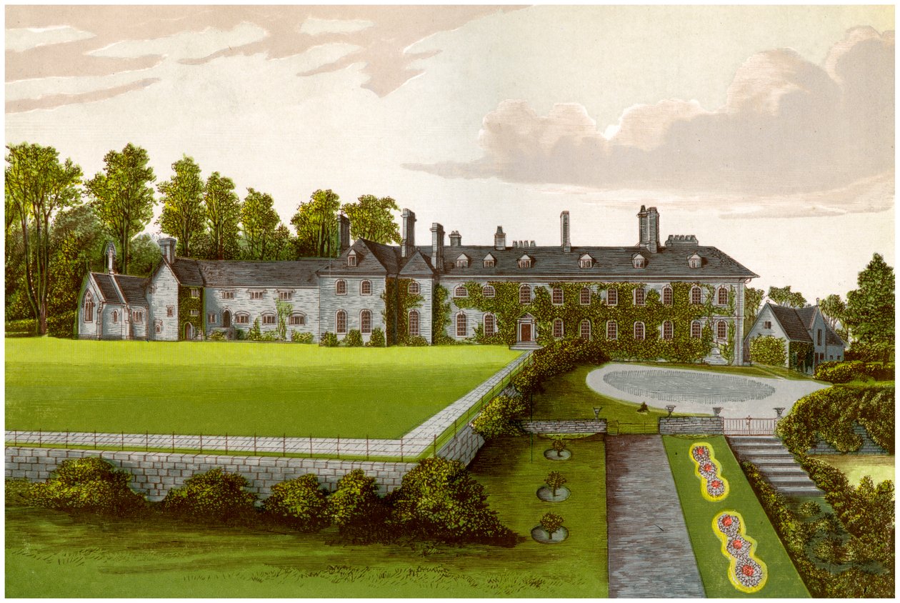 Cefn Mably, Glamorgan, Wales, domov rodiny Kemeys-Tynte, c1880 od Unbekannt