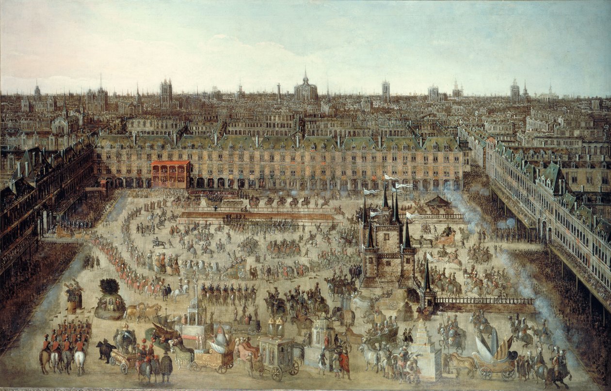 Oslava svatební smlouvy mezi Ludvíkem XIII. a Annou Rakouskou..., 1612. od Unbekannt