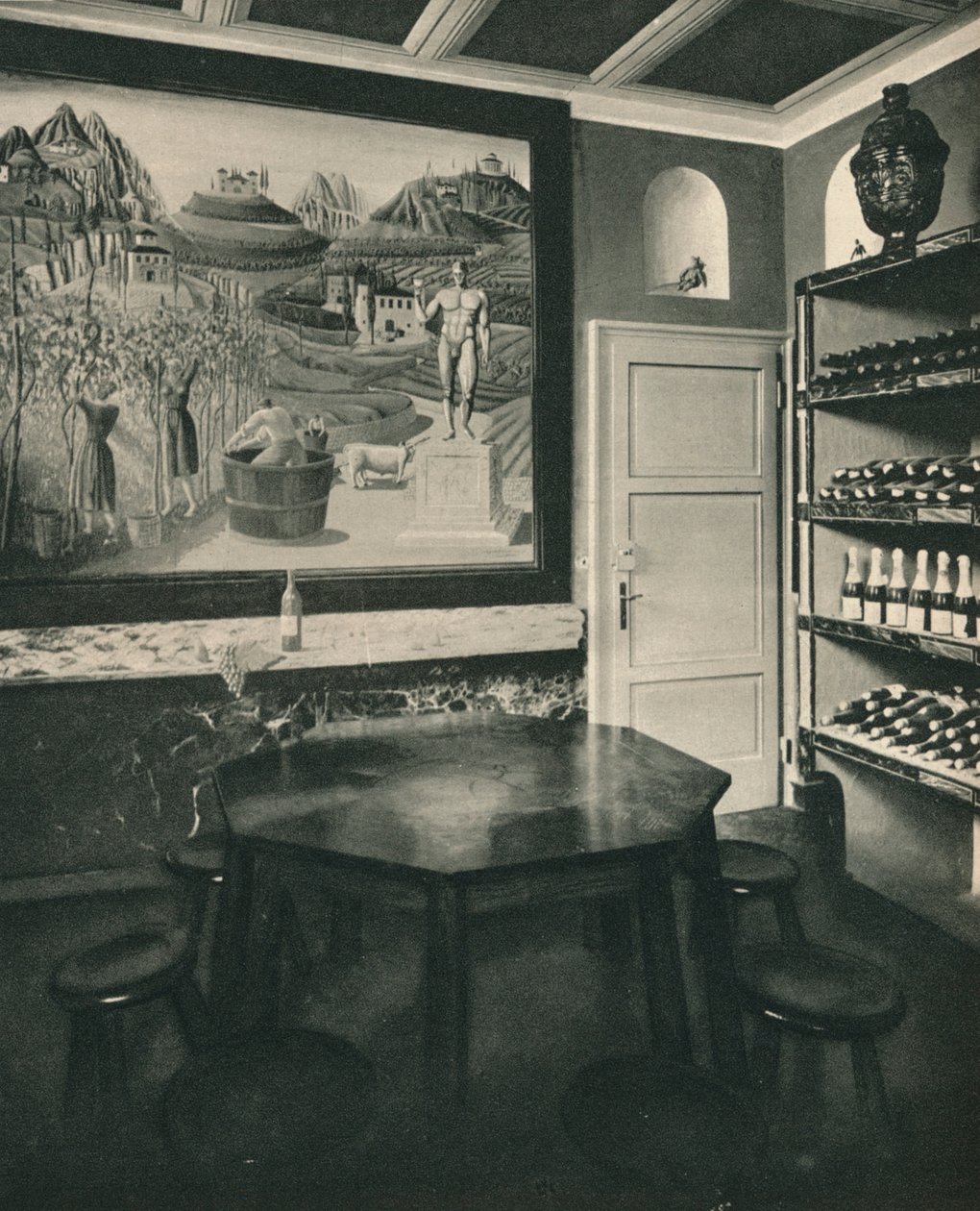 Sklep v domě Sig. Borletti, c1927 od Unbekannt