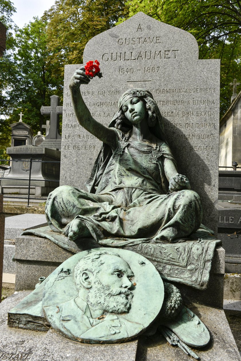 Hřbitov Montmartre/Hrob Gustava Guillaumeta/Avenue Rachel/PAŘÍŽ XVIII/Seine/Ile de France/Francie od Unbekannt