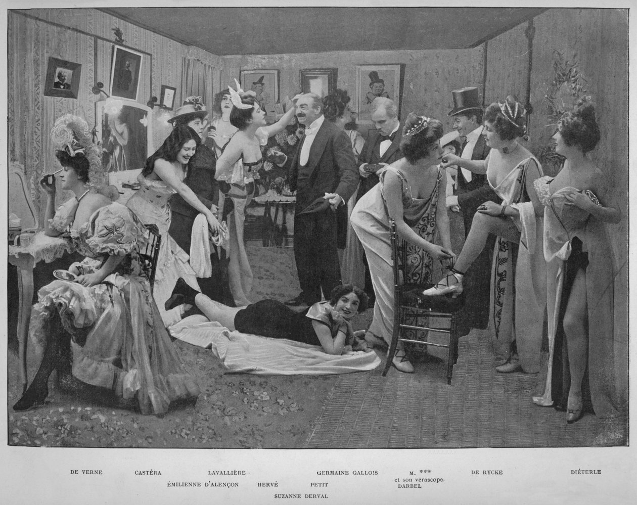 Tyto dámy se baví, 1900 od Unbekannt