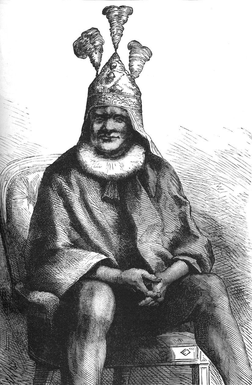 Cetewayo, král Zulusů, c1880 od Unbekannt