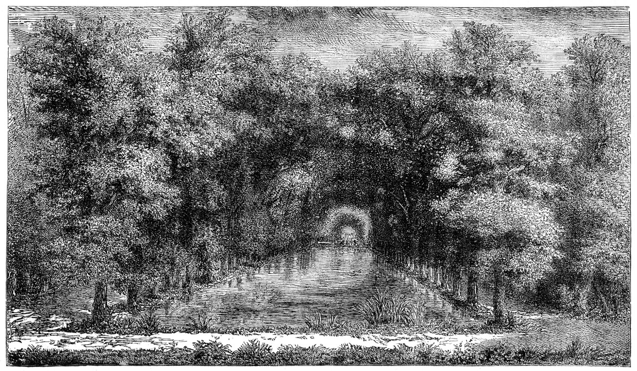 Chantilly Park, Paříž, Francie, 1885 od Unbekannt