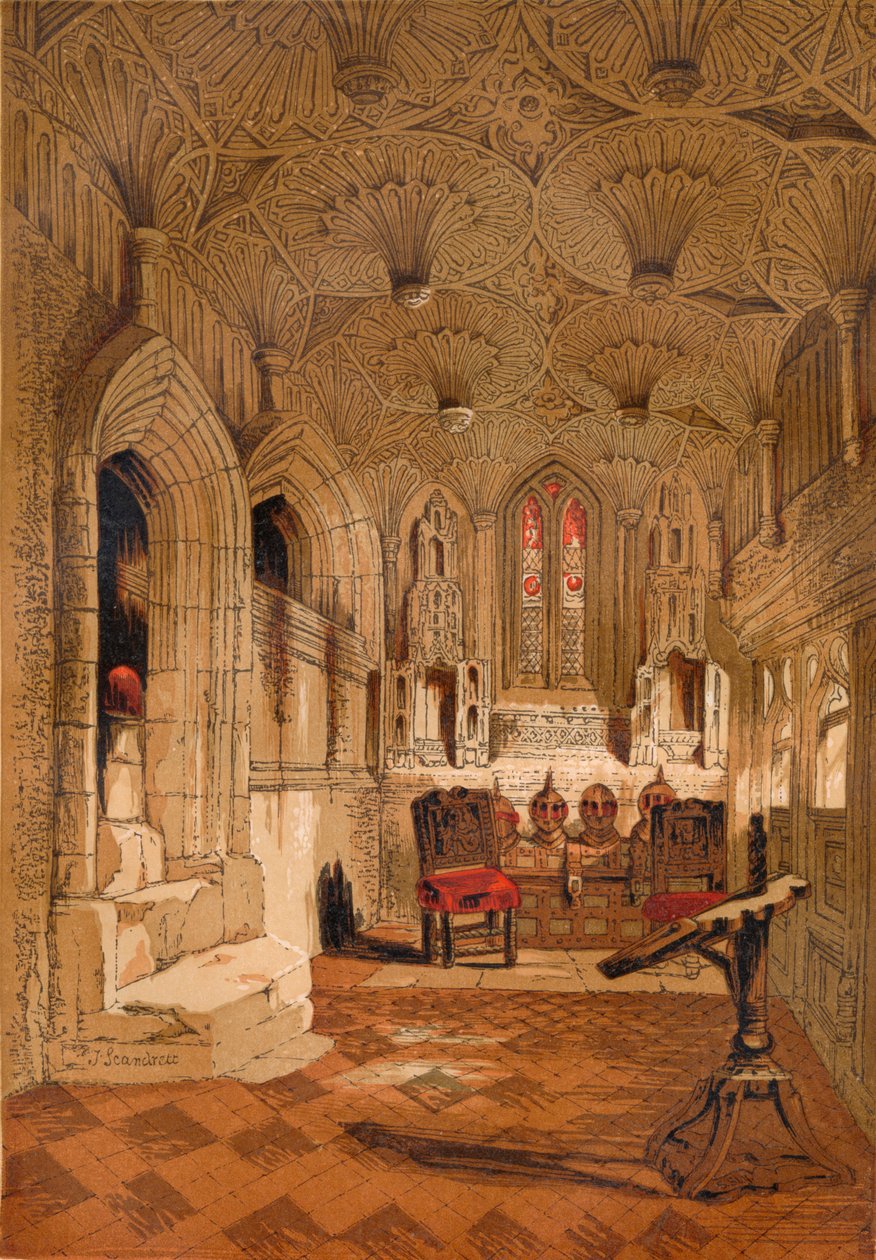 Kaple Chantry, c1845, 1864 od Unbekannt