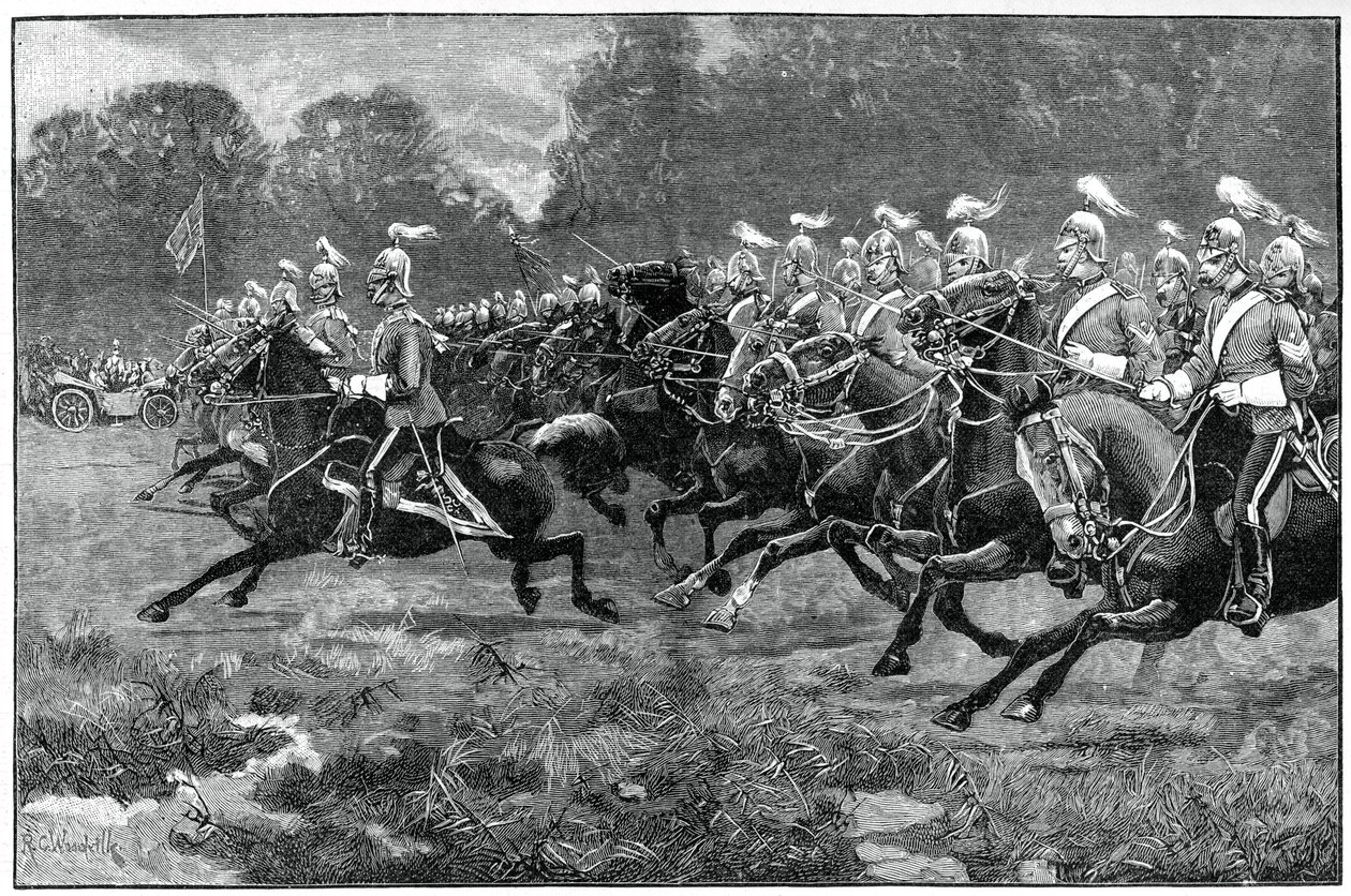 Povolání 5. a 7. dragounské gardy, recenze ve Windsorském parku, 1900 od Unbekannt