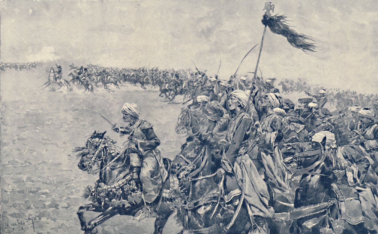 Obvinění Mameluků v bitvě u Slavkova, 1896 od Unbekannt