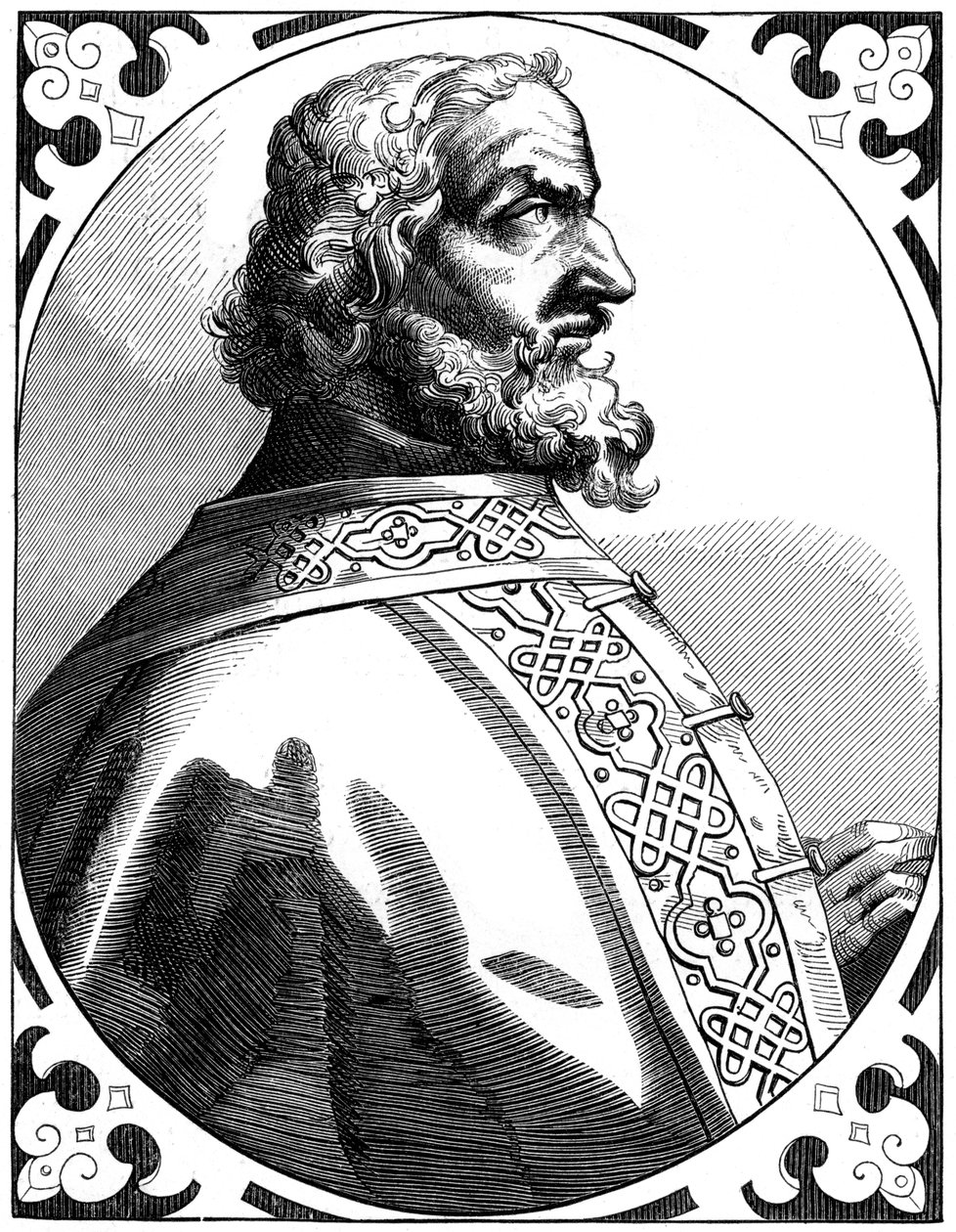 Karel Veliký 712-814, císař Svaté říše římské a král Franků, 16. století 1849 od Unbekannt