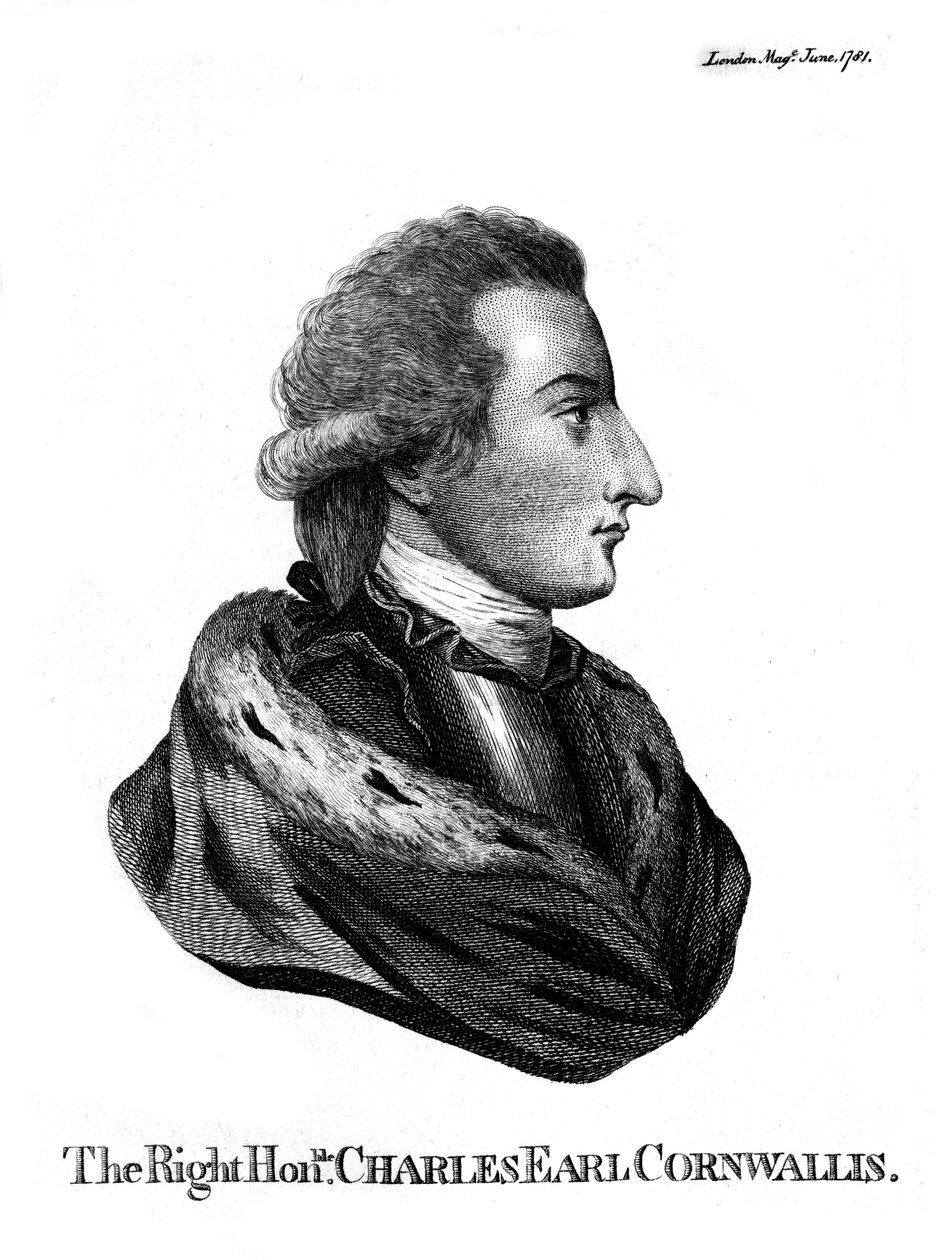 Charles Cornwallis 1738-1805, 1. markýz Cornwallis, 1781 od Unbekannt