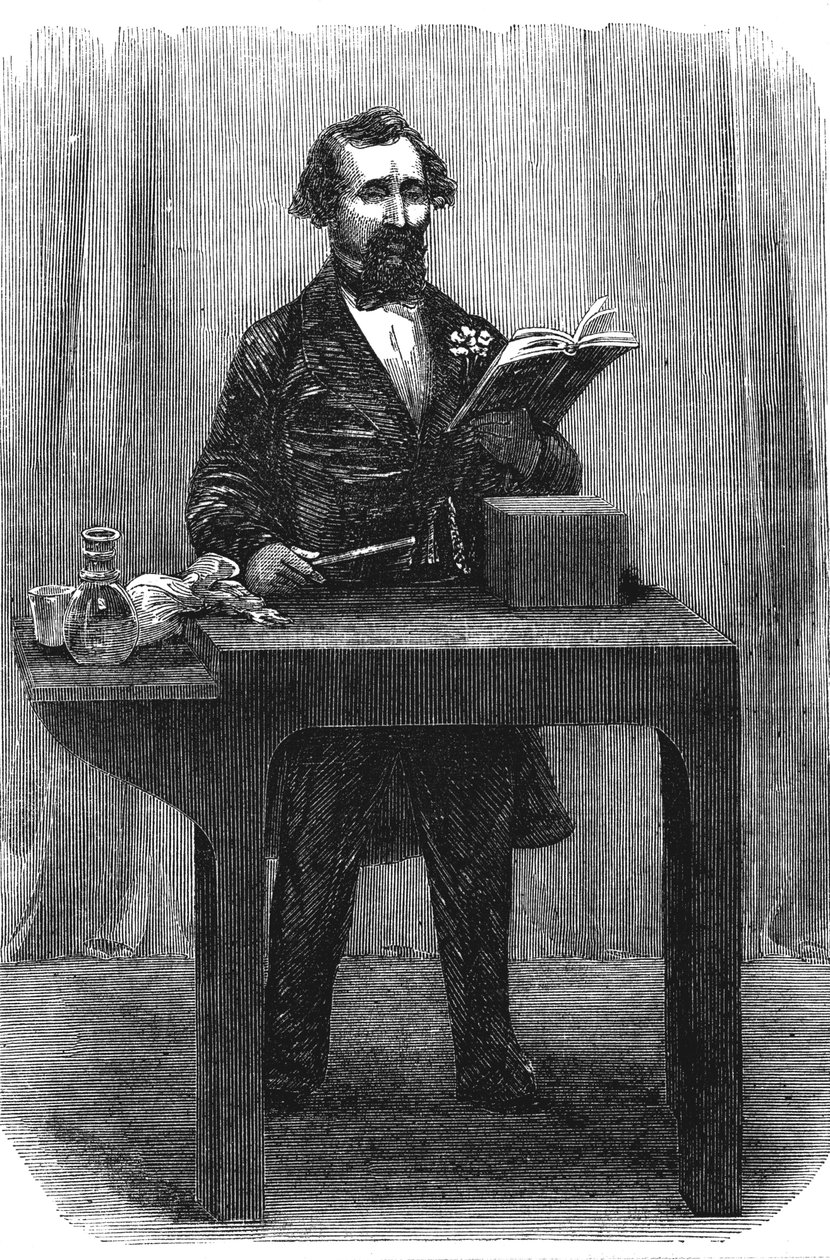 Charles Dickens 1812-70, anglický romanopisec a novinář, červenec 1858 od Unbekannt