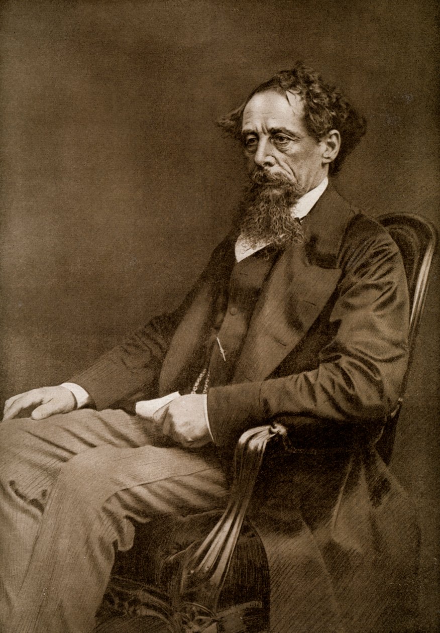 Charles Dickens, anglický spisovatel 19. století, 1910 od Unbekannt