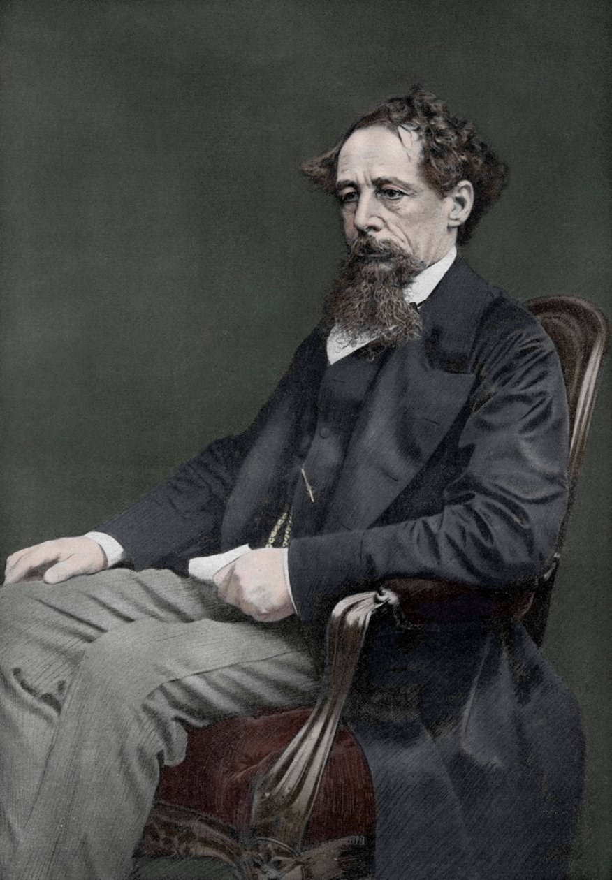 Charles Dickens, anglický spisovatel 19. století, 1910 od Unbekannt