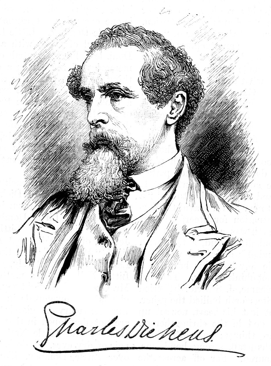 Charles Dickens, anglický romanopisec a novinář, 60. léta 19. století od Unbekannt