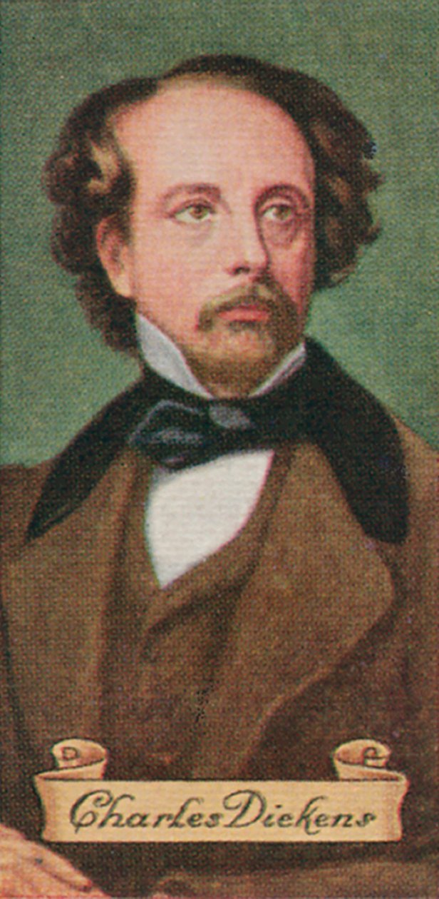 Charles Dickens, převzato ze série cigaretových karet, 1935 od Unbekannt
