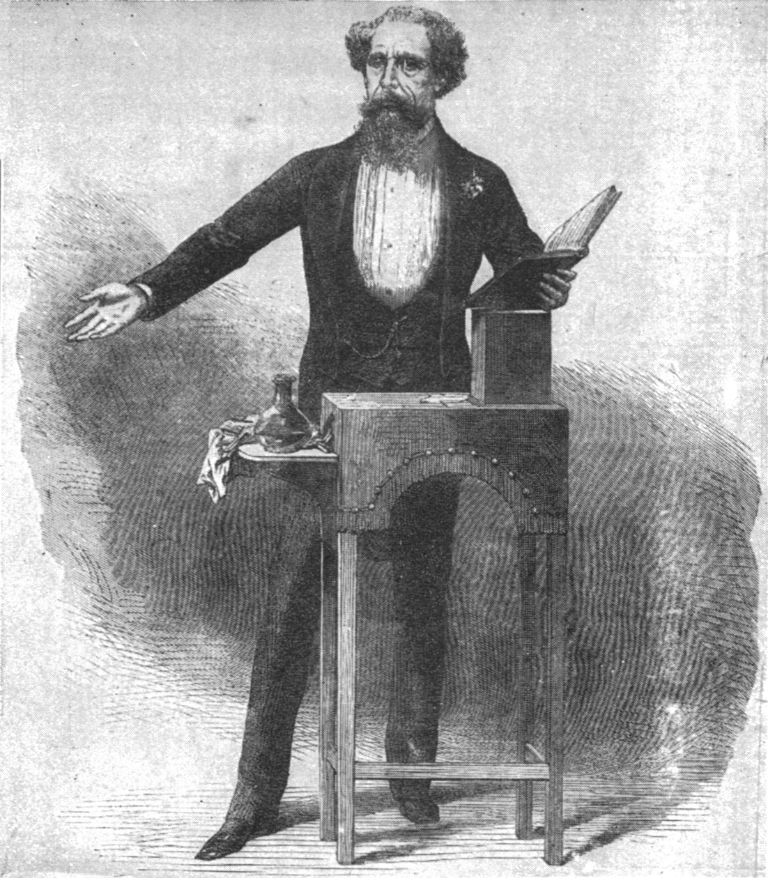 Poslední čtení Charlese Dickense v St. James