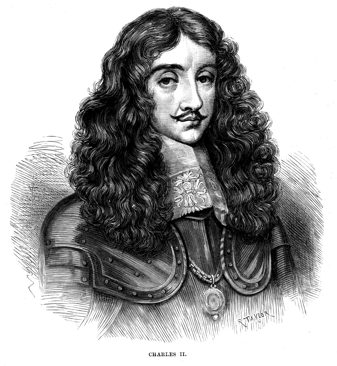Karel II., král Velké Británie a Irska 1660-1685, c1880 od Unbekannt