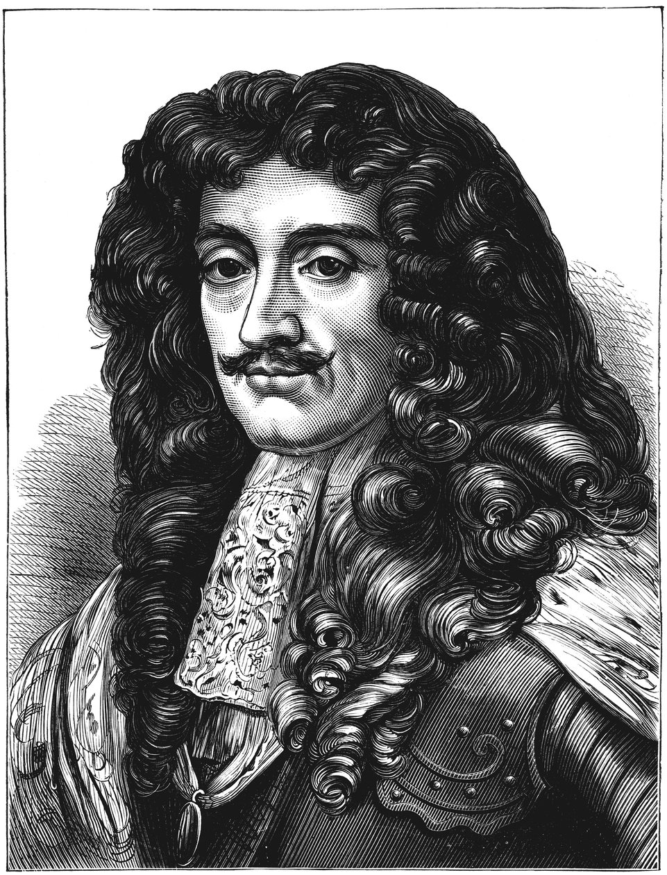 Karel II., král Velké Británie a Irska 1660-1685, c1880 od Unbekannt