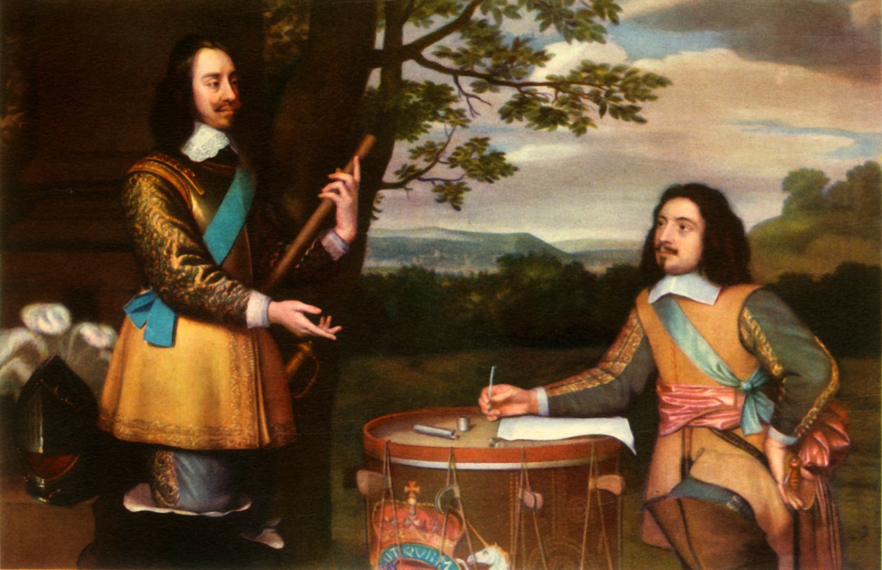 „Charles I. Dictating Dispatches to Sir Edward Walker“, c1650, 1944. od Unbekannt
