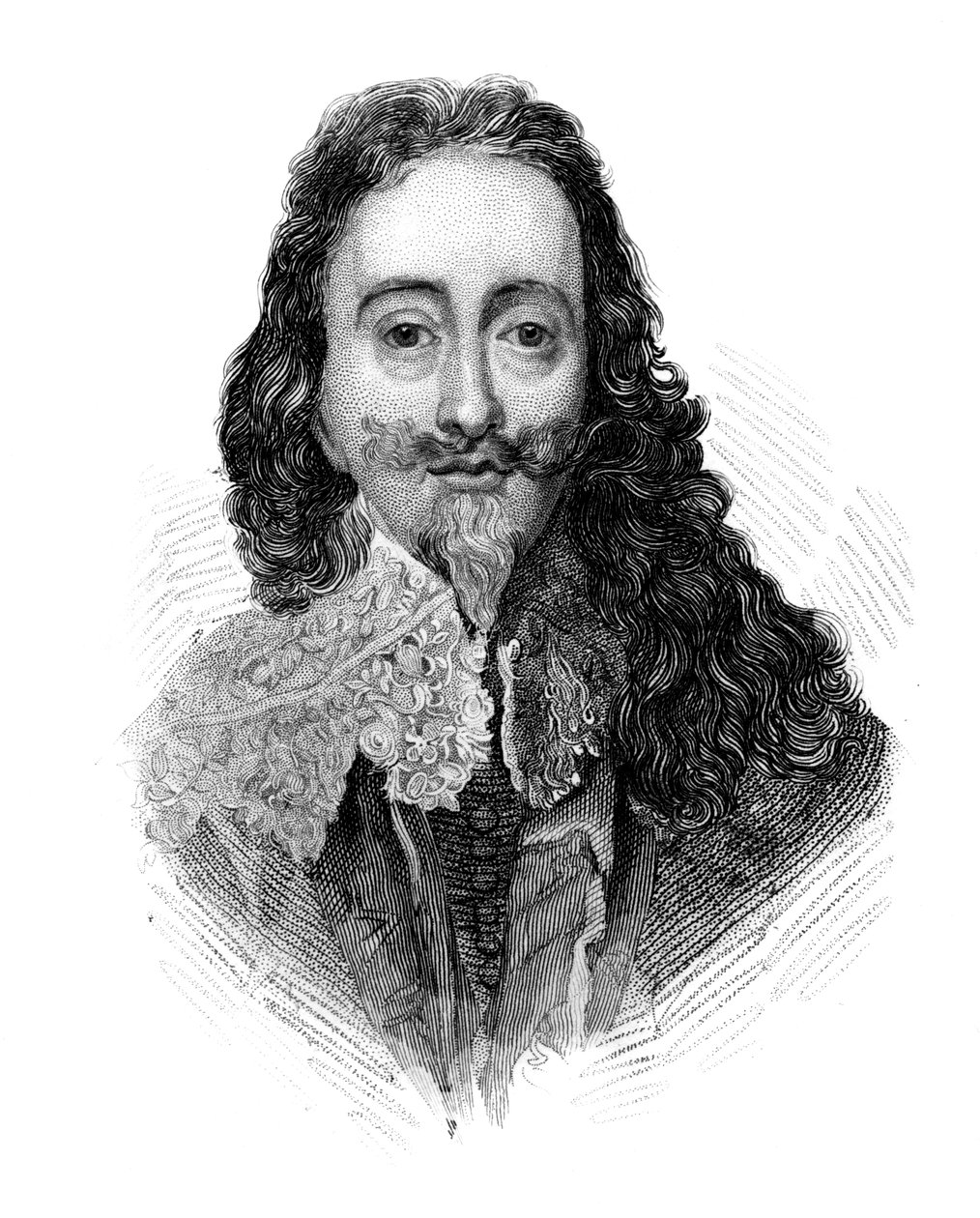 Karel I., král Velké Británie a Irska, c1850 od Unbekannt