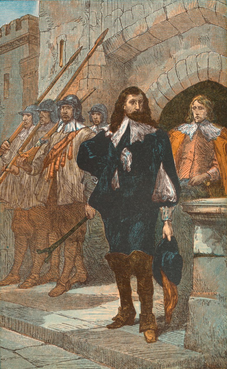 Karel I., na cestě k lešení, 1649, c1910 od Unbekannt