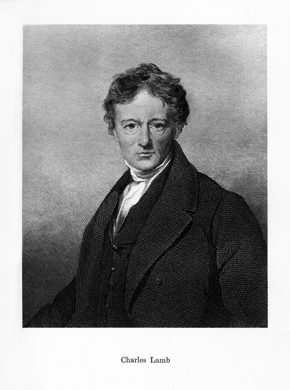 Charles Lamb, anglický esejista, 19. století od Unbekannt