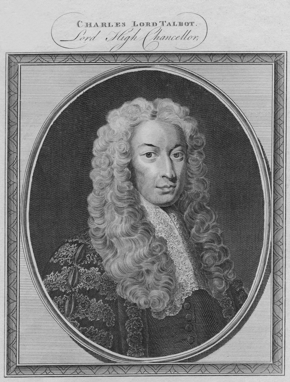 Charles Lord Talbot, lord vysoký kancléř, 1786. od Unbekannt