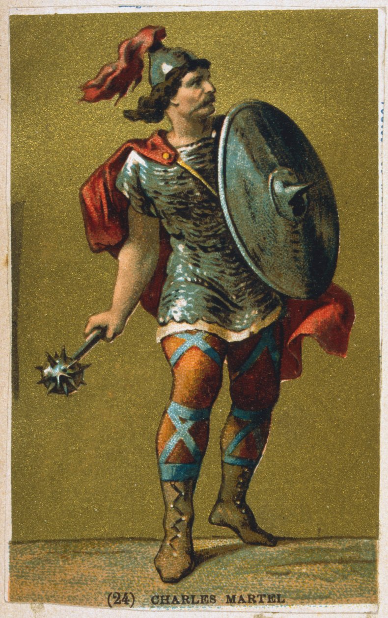 Charles Martel, 7. století král Franků, 19. století od Unbekannt