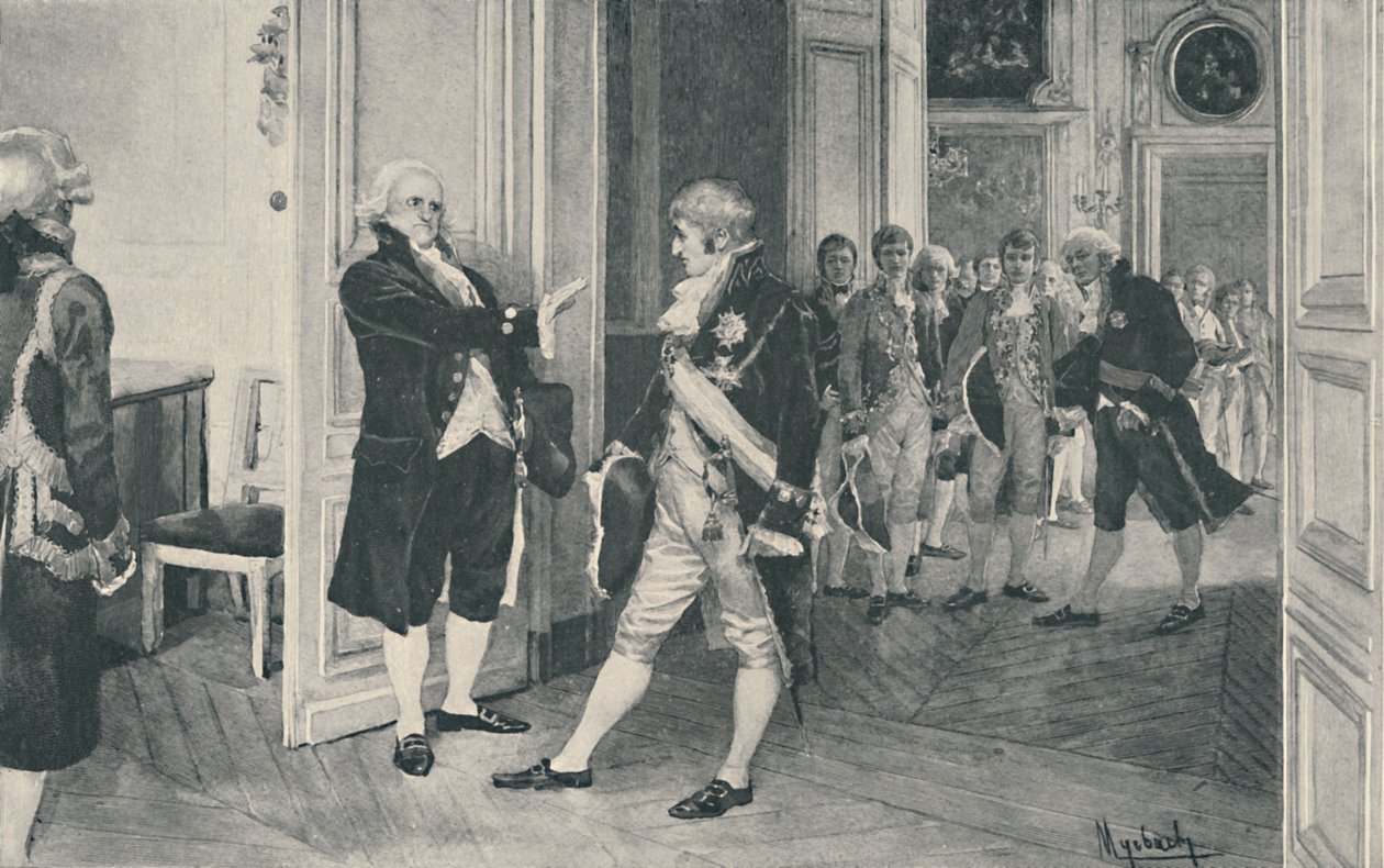Charles a Ferdinand v Bayonne, 1808, 1896 od Unbekannt
