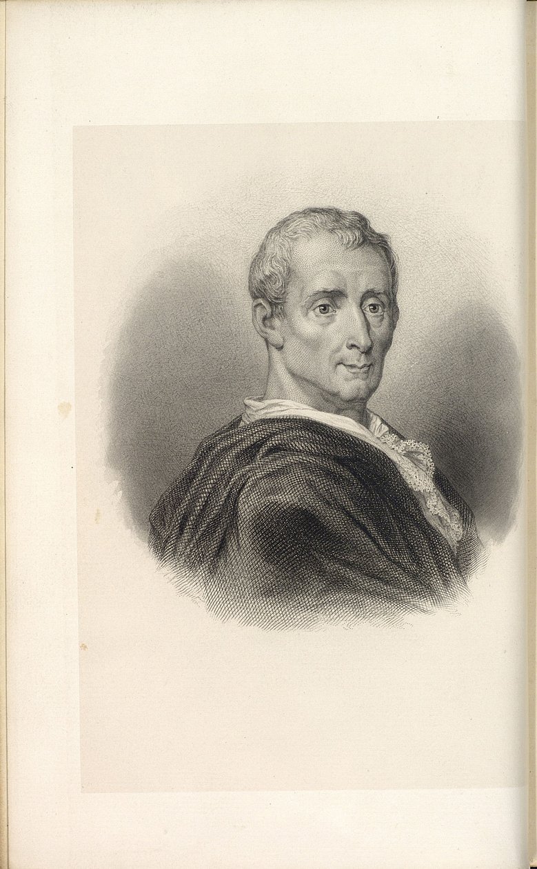 Charles de Secondat, baron z Montesquieu 1689-1755 od Unbekannt