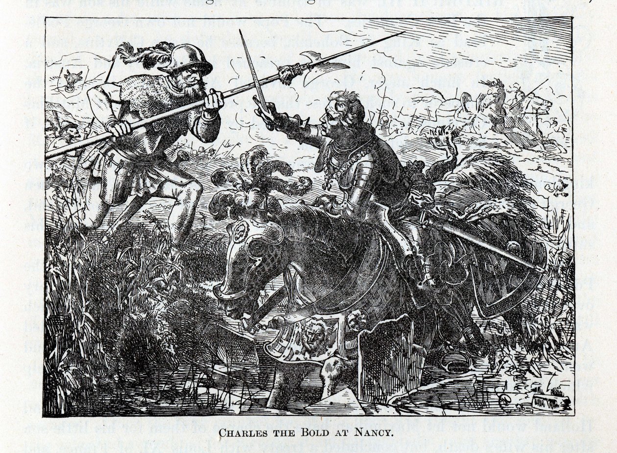 Charles the Bold v Nancy, 1882 od Unbekannt