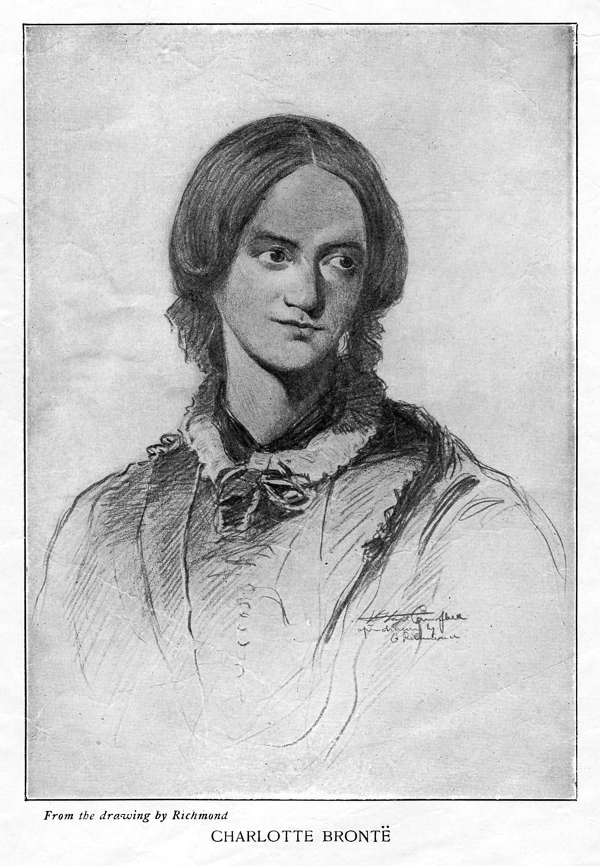 Charlotte Brontëová , anglický romanopisec, 1906 od Unbekannt