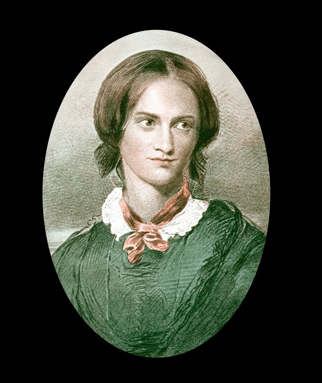 Charlotte Bronte , anglický romanopisec, polovina 19. století od Unbekannt