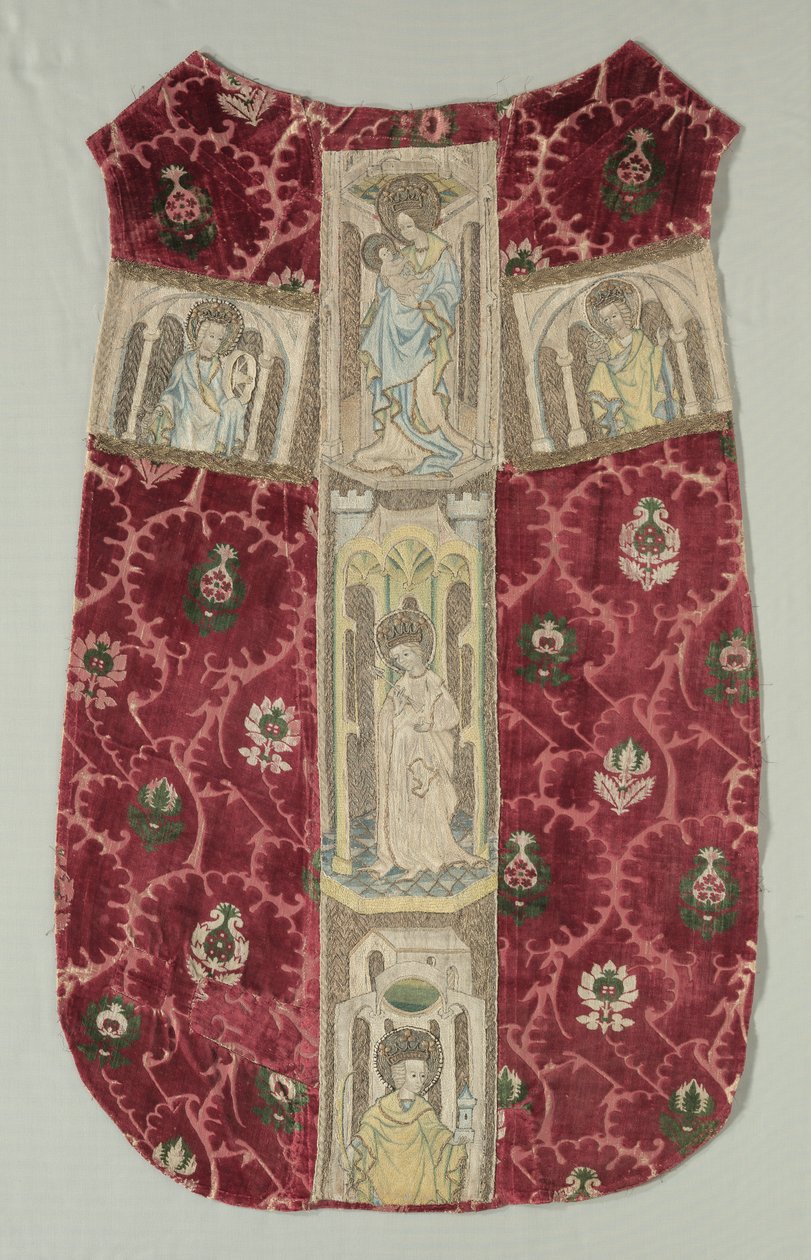 Ornátová záda s vyšívaným Orphrey Bandem, 1415-1425. od Unbekannt