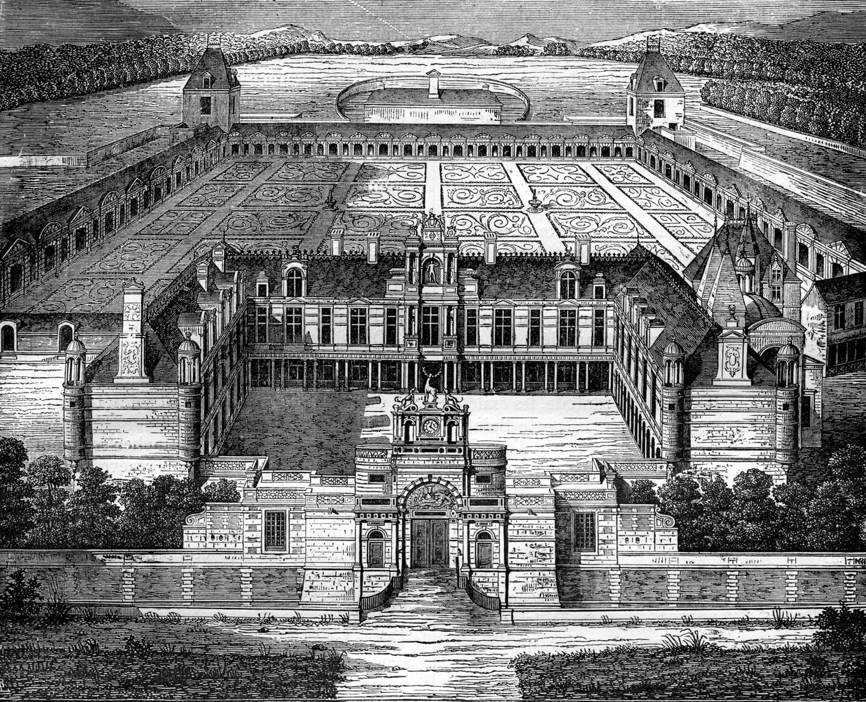 Chateau dAnet, poblíž Dreux, Francie, 1882-1884 od Unbekannt