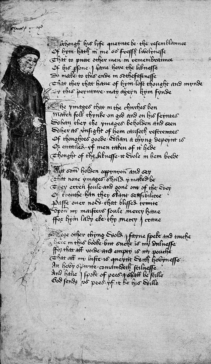Chaucerův obraz, 1900 od Unbekannt